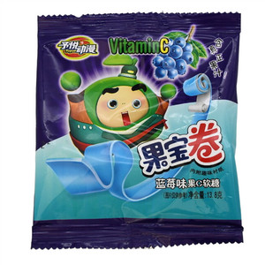 予悦动漫蓝莓味果C软糖