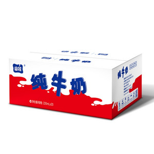 山花纯牛奶（外箱220ml*20）