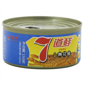 海和7道鲜豆香黄花鱼