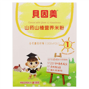 貝因美山药山楂营养米粉