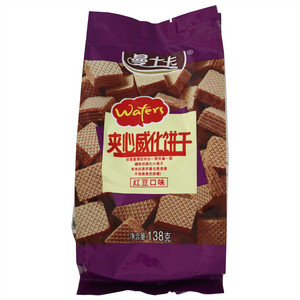 曼士卡红豆味夹心威化饼干（普通型）