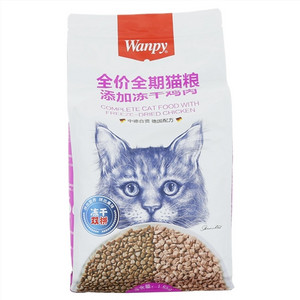 Wanpy全价全期猫粮添加冻干鸡肉