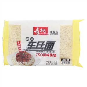 寿桃1分钟即食XO酱味港式车仔面