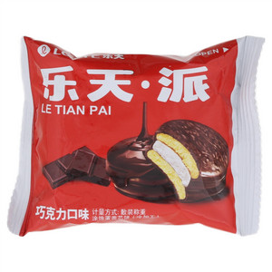 LOTTE乐天巧克力口味涂饰蛋类芯饼