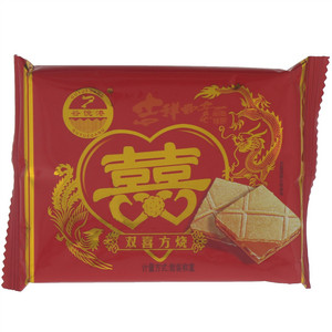 谷悦港花生味双喜方烧