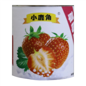 小鹿角酸奶口味草莓西米露