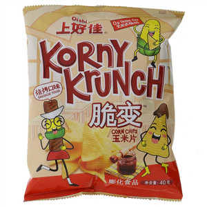Oishi上好佳KORnY KruNcH脆变烧烤口味玉米片