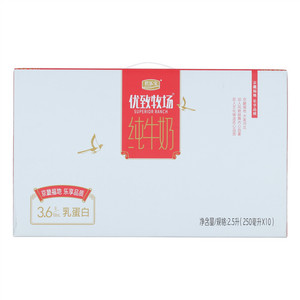 君乐宝优致牧场纯牛奶
