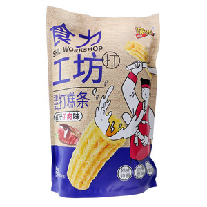 味咔酱汁牛肉味食力工坊津式打糕条
