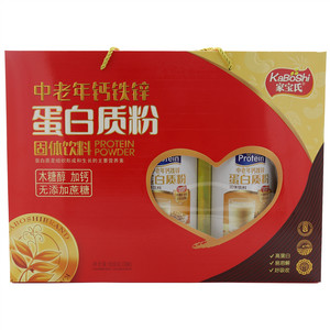 家宝氏中老年钙铁锌蛋白质粉礼盒
