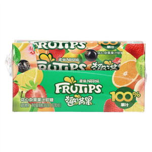 Nestle雀巢FRUTIPS趣满果花心杂果果汁软糖凝胶糖果