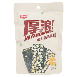 阿一波厚浪！夹心海苔脆（南瓜籽味）