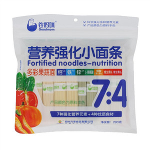 谷妈咪营养强化小面条多彩果蔬面（挂面）