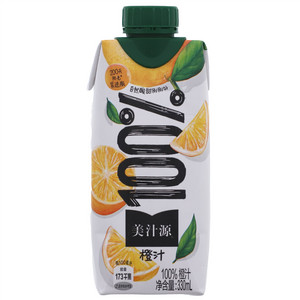 美汁源100%果汁橙汁