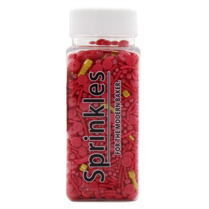 乐焙炫彩方瓶情人款爱心金箭糕点装饰用糖果