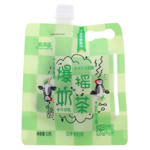 情浓浓四季春奶茶爆摇奶茶