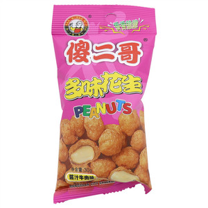 傻二哥多味花生酱汁牛肉味