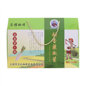 左礼柚情蒜香萝卜味柚香辣椒酱