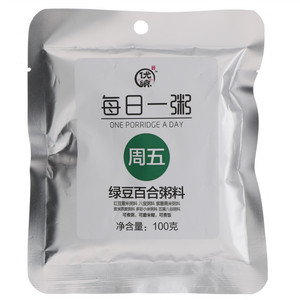 优飨每日一粥绿豆百合粥料