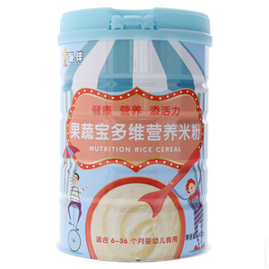 每伴果蔬宝多维营养米粉（罐装）