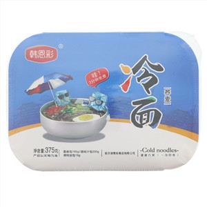 韩恩彩封套荞麦冷面