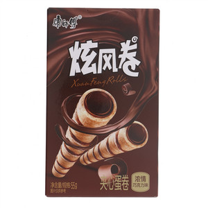 康师傅炫风卷巧克力味夹心蛋卷