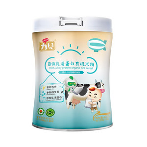力兒DHA乳清蛋白有机米粉