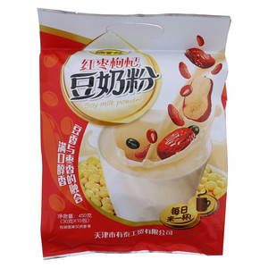 瑞香珍红枣枸杞豆奶粉