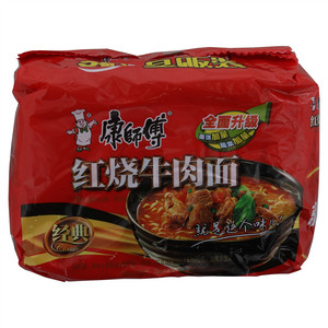 康师傅红烧牛肉面（油炸方便面）
