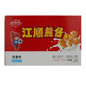江顺奶香味熊仔饼干