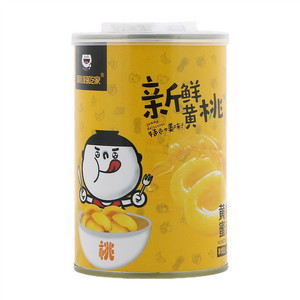 顺心嗨吃家新鲜黄桃罐头