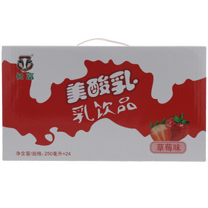 长富美酸乳草莓味乳饮品