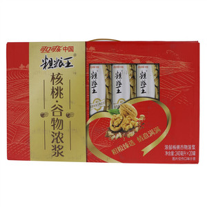 可口可乐中国粗粮王核桃谷物浓浆
