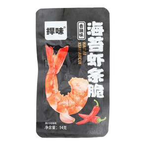 捍味香辣味海苔虾条脆