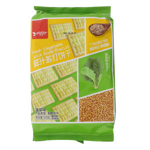 安达菠菜味鲜汁苏打饼干