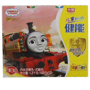 光明健能儿童KIDS风味发酵乳●优酪乳(草莓味)