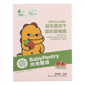 侏罗纪队长棒棒TM 益生菌冻干酸奶草莓脆