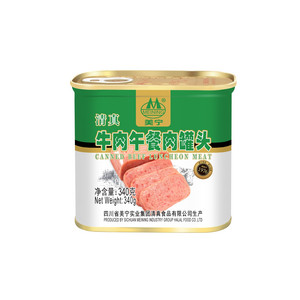 美宁清真牛肉午餐肉罐头