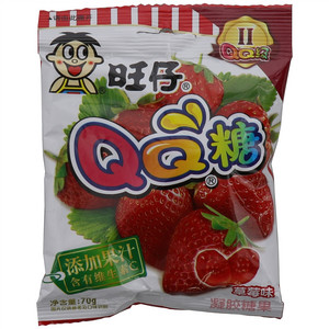 旺仔QQ糖草莓味凝胶糖果