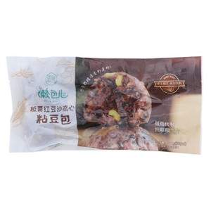 蒸汽板栗红豆沙流心粘豆包