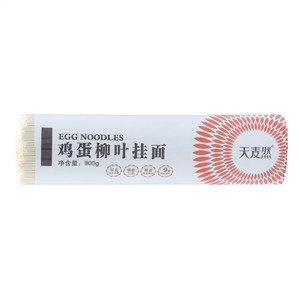 天麦然鸡蛋柳叶挂面