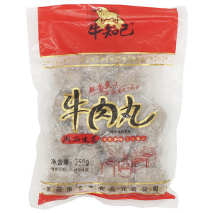 牛知己牛肉丸(速冻生制)