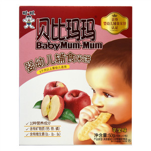 贝比玛玛婴幼儿辅食米饼_苹果味