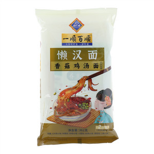 厨大妈一顺百顺懒汉面香菇鸡汤面