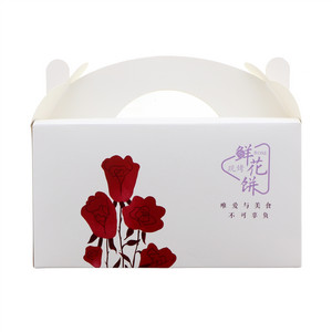现烤玫瑰鲜花饼