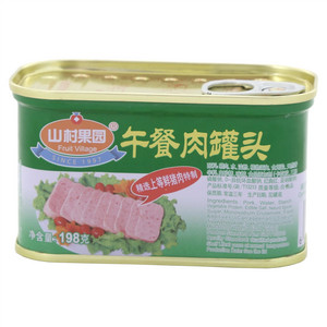山村果园午餐肉罐头