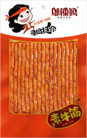 邬辣妈素牛筋110克