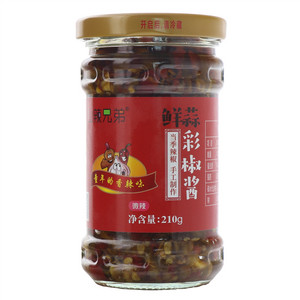 山辣兄弟微辣鲜蒜彩椒酱