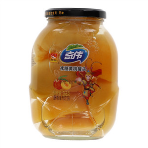 奇伟食品冰糖黄桃罐头