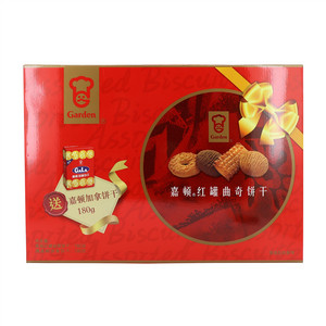 嘉顿红罐曲奇饼干